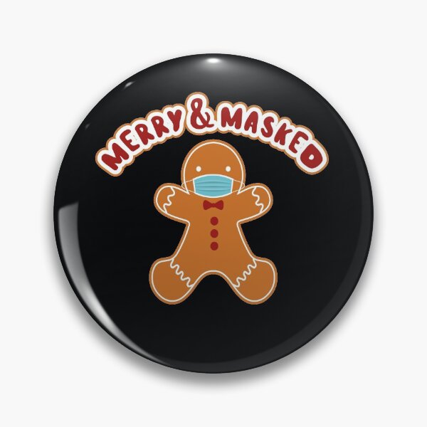 Item preview, Merry and Masked Gingerbread Man designed and sold by maxine cunanan.
