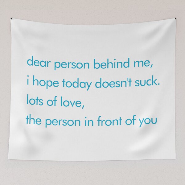 Item preview, I WISH TODAY DOESNT SUCK BACKPRINT BLUE designed and sold by aydapadi.