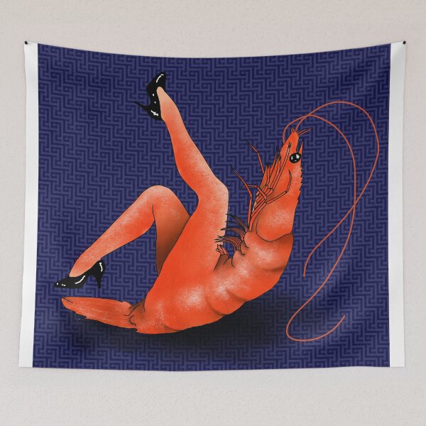 Item preview, Shrimp In Up designed and sold by GraveyardSmash.