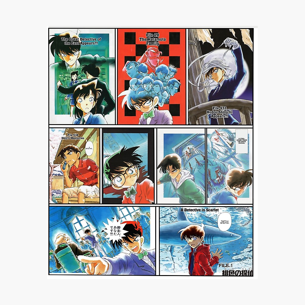 Detective Conan Edit - Color Pages Poster
