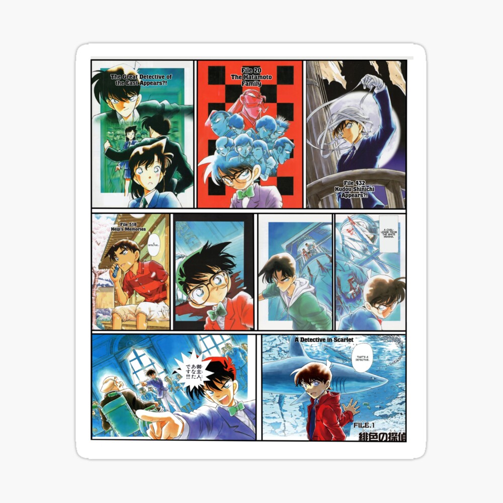 Detective Conan Edit - Color Pages Poster