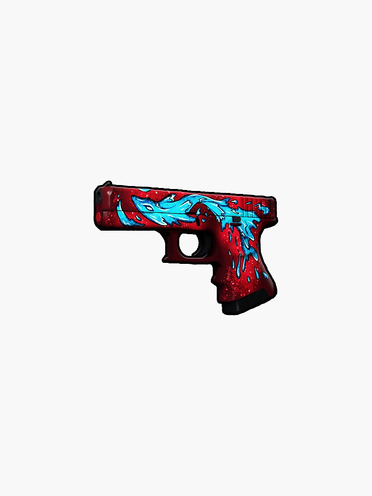 "Glock18 Water Elemental (CSGO)" Sticker for Sale by xReece Redbubble