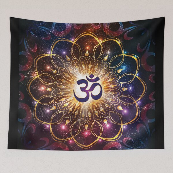 Item preview, "The higher power of Om" - sacred geometry designed and sold by art-by-angels.