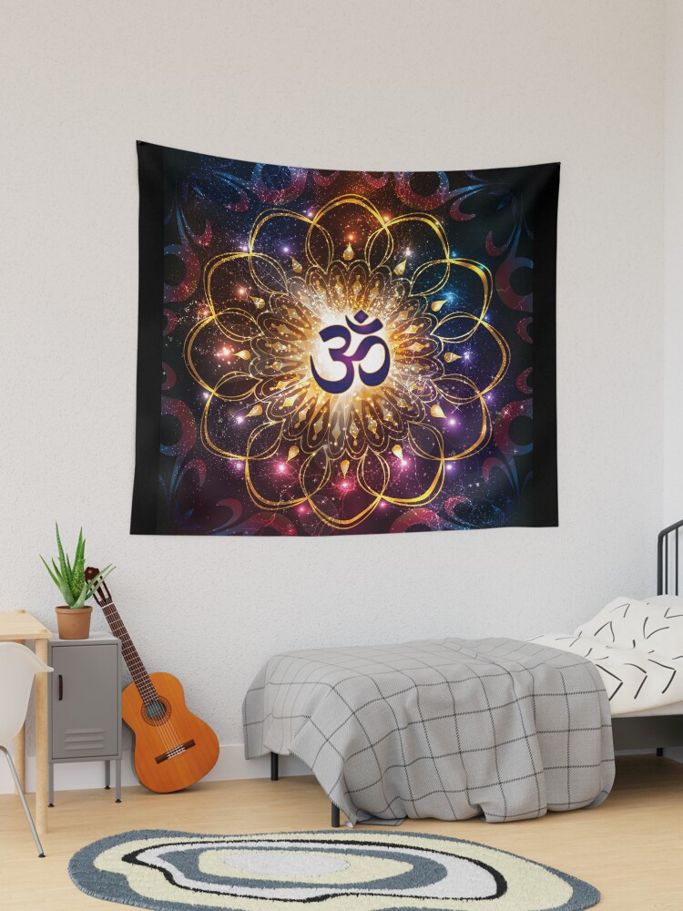 Om Mandala Tapestry