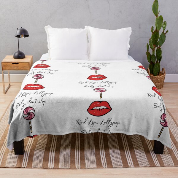 Item preview, Red Lips Lollipop Quote designed and sold by Pandoras-Boxx.