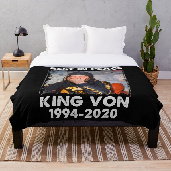 King Von Lil Durk Throw Blankets Redbubble
