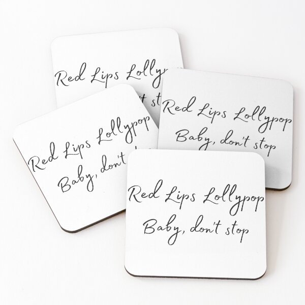 Item preview, Red Lips Lollipop Quote designed and sold by Pandoras-Boxx.