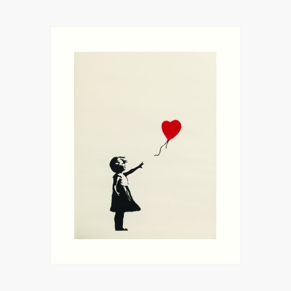 Item preview, BANKSY Girl with Balloon - There is Always Hope designed and sold by WE-ARE-BANKSY.
