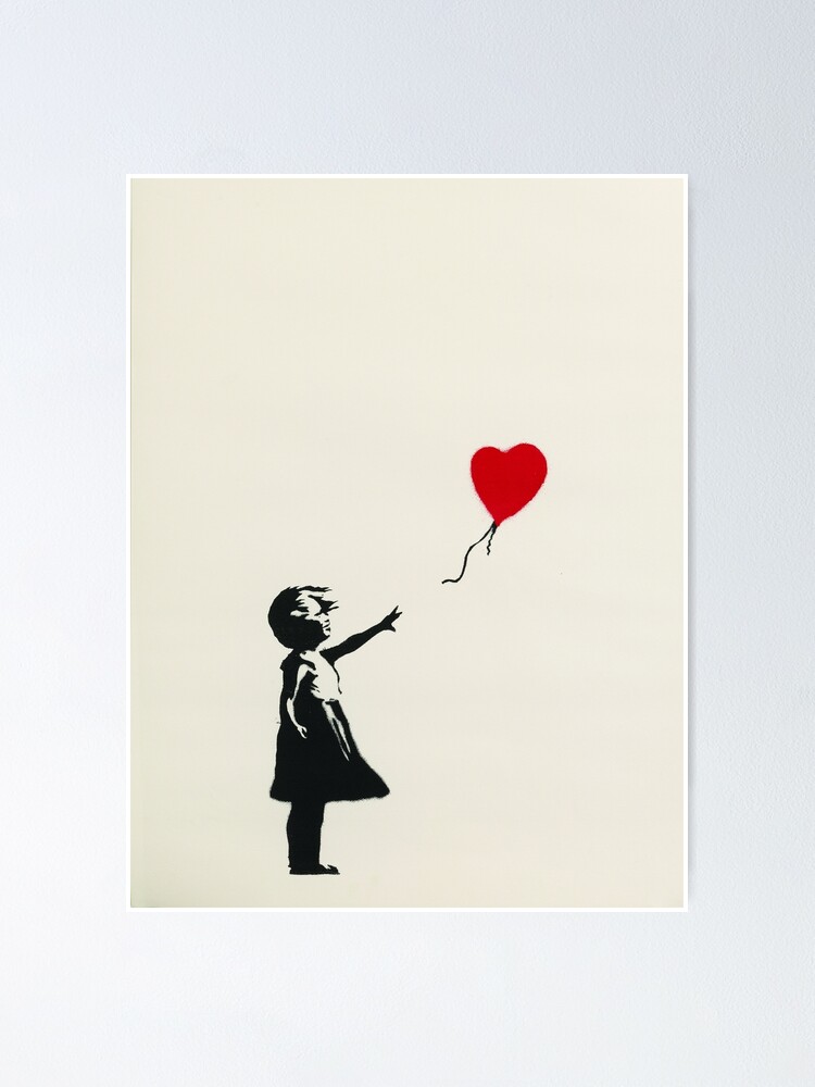 BANKSY Girl with Balloon - There is Always Hope Poster for Sale by WE-ARE- BANKSY