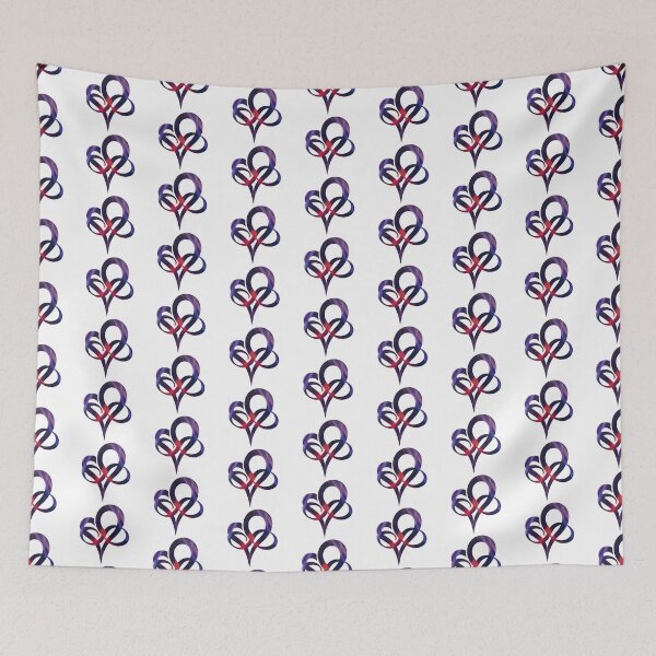 Item preview, INFINITY HEART Polyamory Symbol designed and sold by Carl's Clothing.
