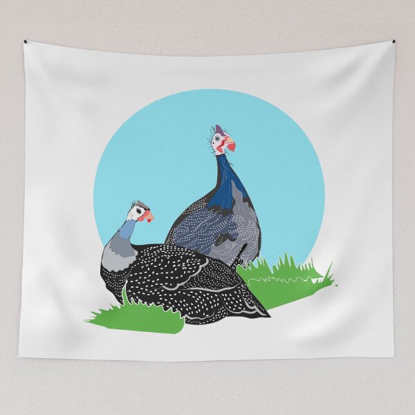 Item preview, Guinea fowl couple designed and sold by orangerinka.