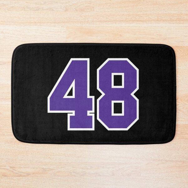 Item preview, Fourty-Eight Purple Jersey Number Sports 48 designed and sold by HelloFromAja.