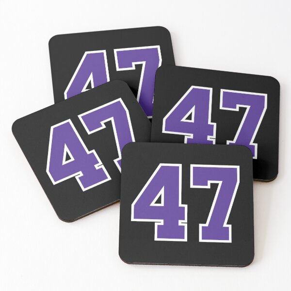 Item preview, Fourty-Seven Purple Jersey Number Sports 47 designed and sold by HelloFromAja.