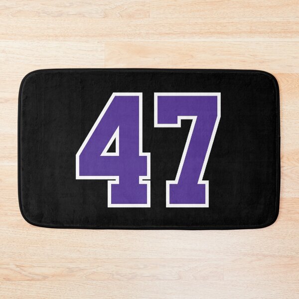 Item preview, Fourty-Seven Purple Jersey Number Sports 47 designed and sold by HelloFromAja.