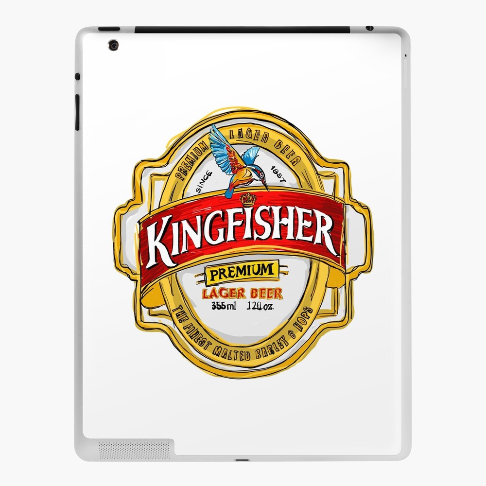 Kingfisher logo illustration, Beer in India United Breweries Group Kingfisher  kingfisher free Digital Art by Lolita A Clement - Pixels