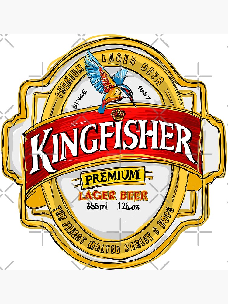 Disover Kingfisher Lager POP Premium Matte Vertical Poster