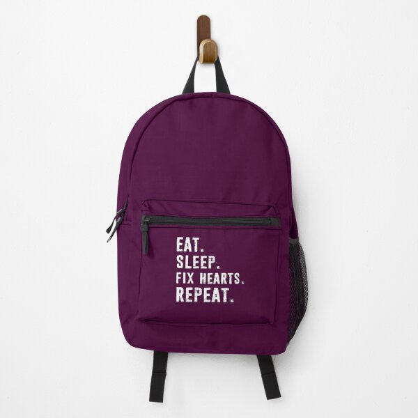 Item preview, Funny Cardiology Cardiologist Eat Sleep Fix Hearts Repeat - Distressed Gift designed and sold by niftee.