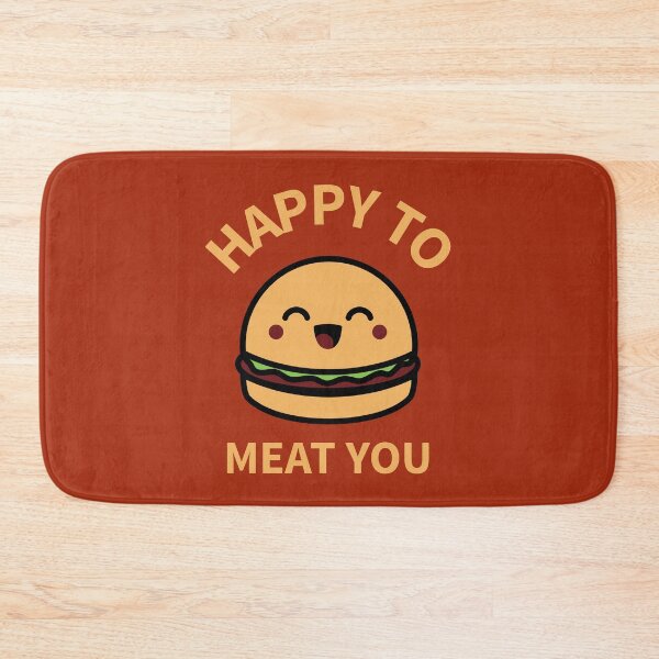Item preview, Happy to Meat you Kawaii burger designed and sold by KawaiiPark.