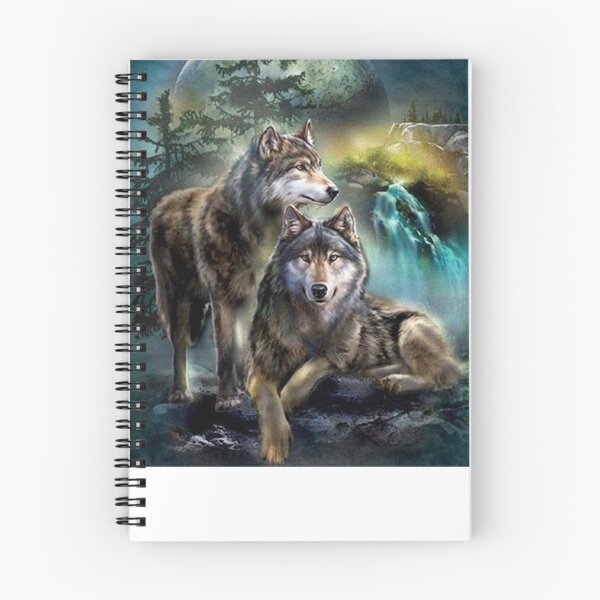 Item preview, Moon wolf cute moment  designed and sold by BeautifulApple.