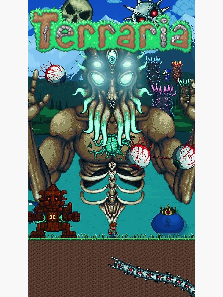 Terraria - Indie Game Art Board Print for Sale by Gnextdoor22