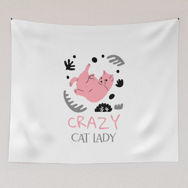Item preview, CRAZY CAT LADY designed and sold by Ashalcheema.