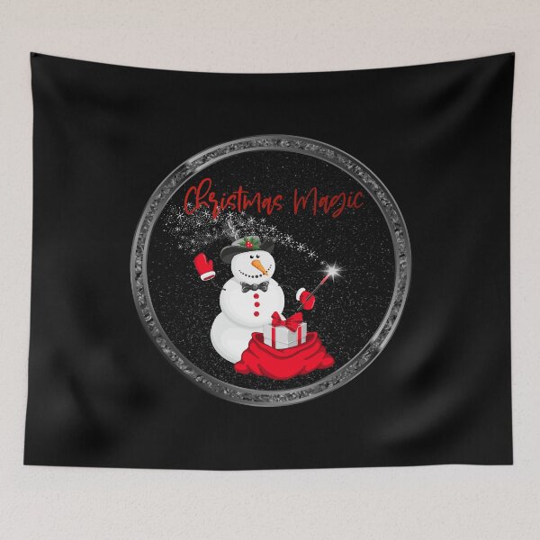 Item preview, Christmas Magic! Black Background designed and sold by PawsitiveMum.