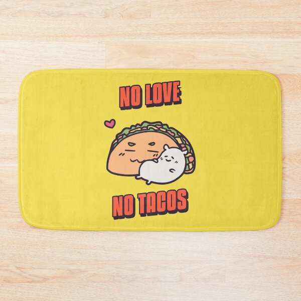 Item preview, No Love No Tacos Kawaii Tacos designed and sold by KawaiiPark.