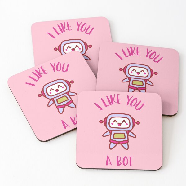 Item preview, I Like you a bot Kawaii robot designed and sold by KawaiiPark.