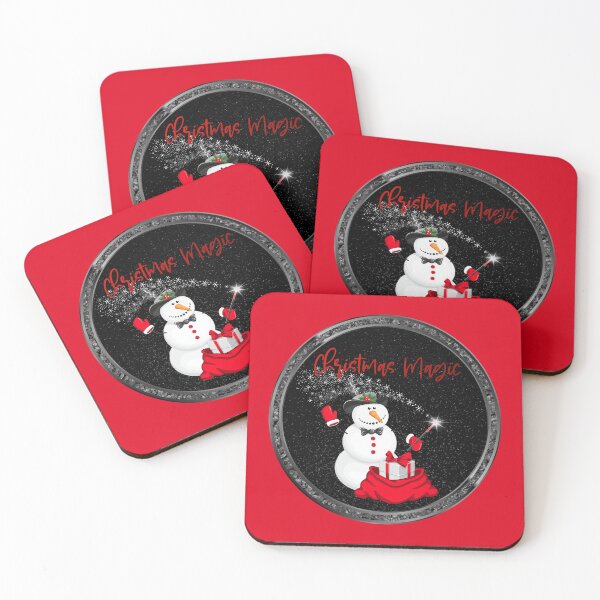 Item preview, Christmas Magic! Red Background designed and sold by PawsitiveMum.