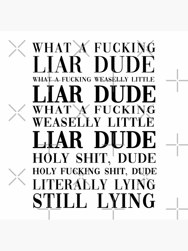 hasan piker - what a liar dude vogue sign typography by cameronbaba