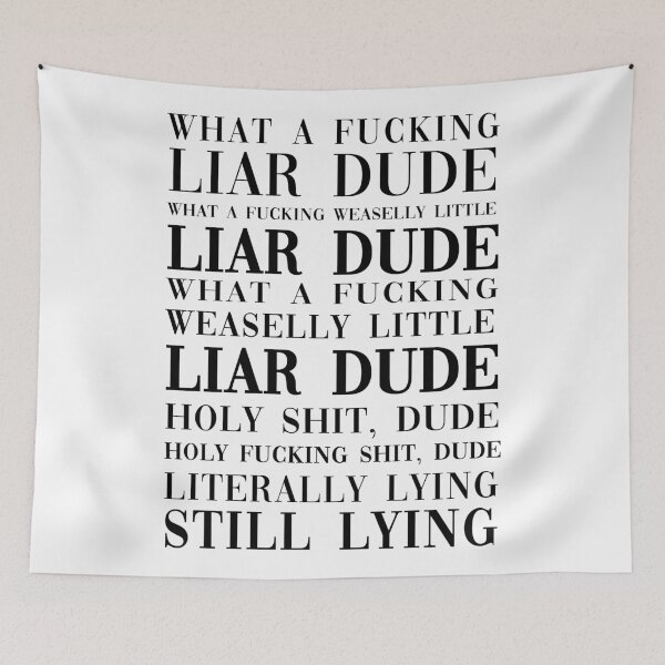 Item preview, hasan piker - what a liar dude vogue sign typography designed and sold by cameronbaba.