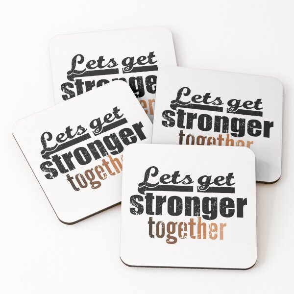 Item preview, Let's get stronger together designed and sold by blurry-mind.