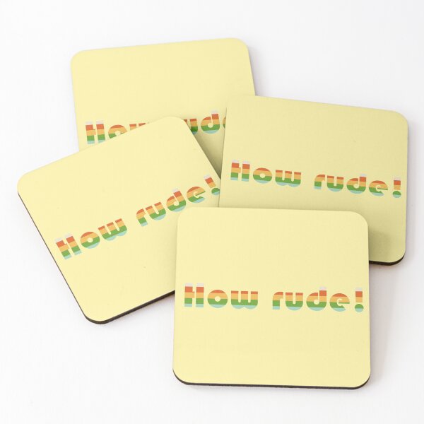 Item preview, How Rude!  designed and sold by citrusapple.