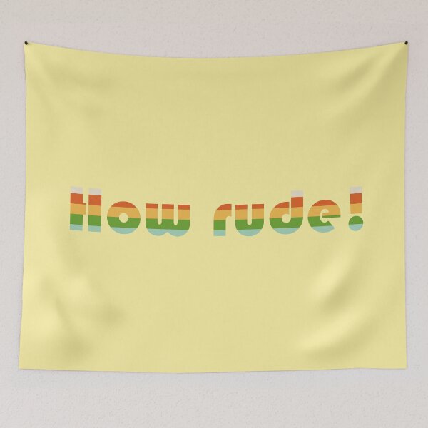 Item preview, How Rude!  designed and sold by citrusapple.