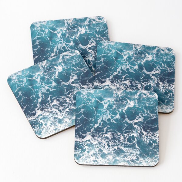Item preview, Blue Ocean. White cresting ocean waves  designed and sold by Bridgers872.