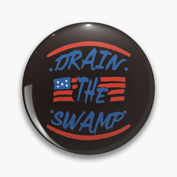 Item preview, DRAIN THE SWAMP AMERICAN PATRIOT SLOGAN FOR ELECTIONS 2020 designed and sold by Delicious Design ⭐⭐⭐⭐⭐.