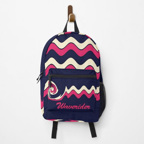 Item preview, Wave rider,  ocean wave abstract design in pink and navy blue. designed and sold by LaBellCreative.