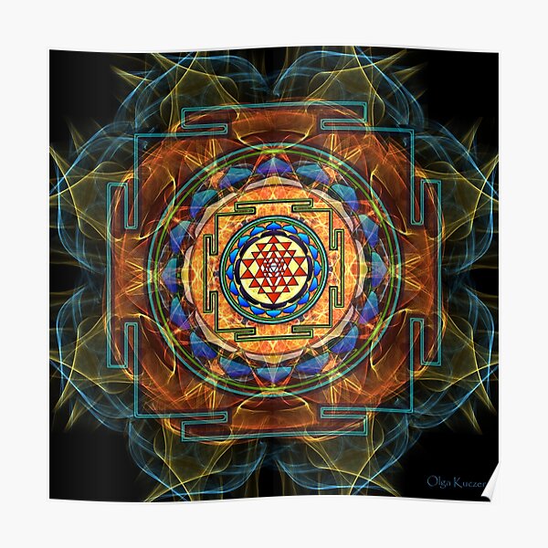 The Sri Yantra - Sacred Geometry Poster