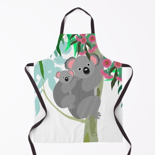 Item preview, Koala mom and baby in the eucalyptus tree designed and sold by orangerinka.