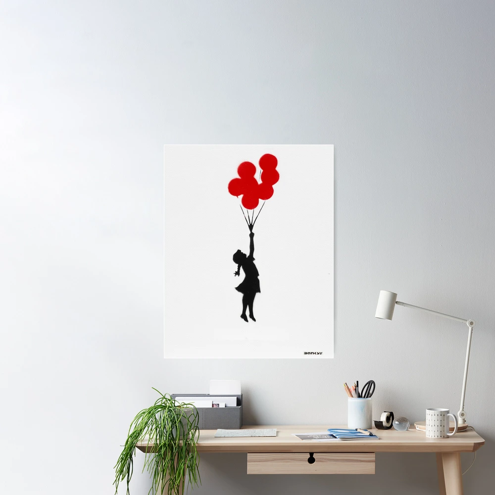 Girls with Balloon, Banksy posters & prints by Pheonix