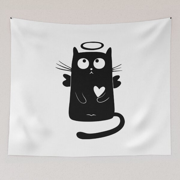 Item preview, angelic cat designed and sold by blurry-mind.