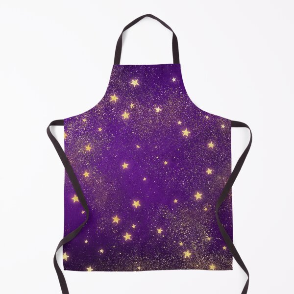Item preview, Galaxy, Starry Night Sky, Milky Way, Purple with Gold Stars  designed and sold by WOW TeesAndThings.