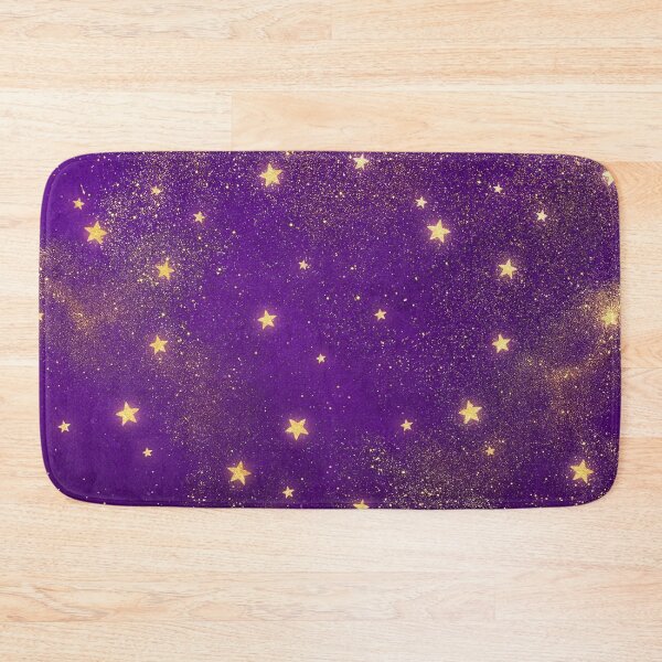 Item preview, Galaxy, Starry Night Sky, Milky Way, Purple with Gold Stars  designed and sold by WOW TeesAndThings.