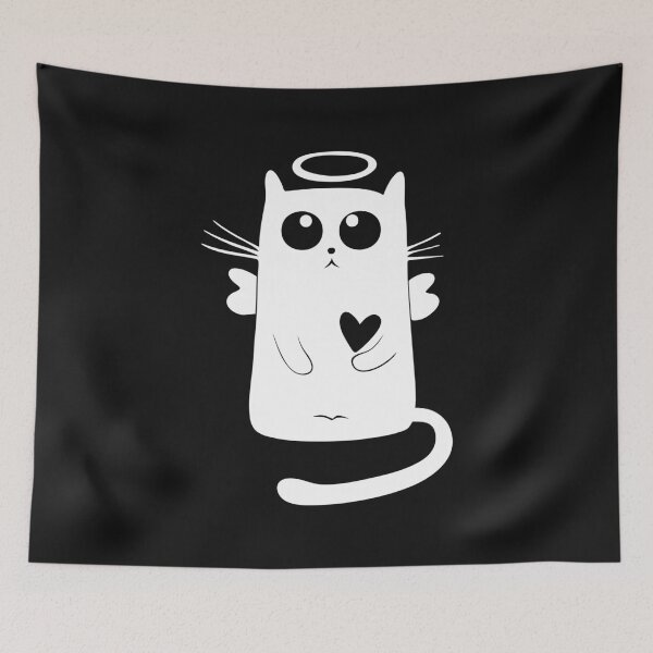 Item preview, angelic cat designed and sold by blurry-mind.