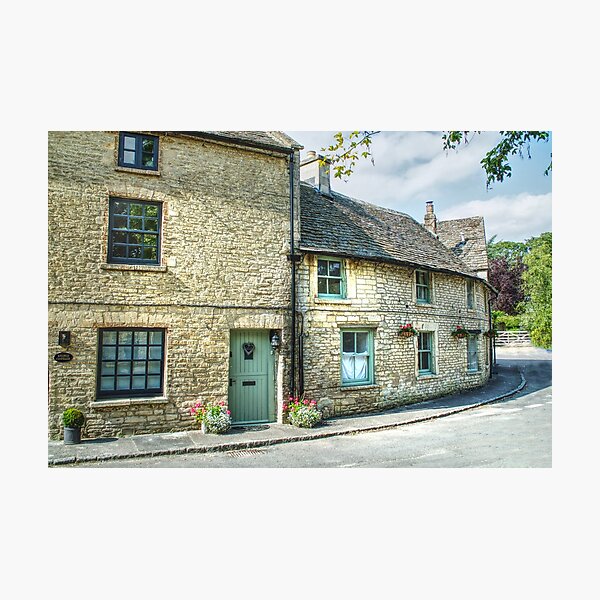 Pretty Cottages of Northleach Photographic Print