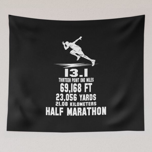 Item preview, Funny Half Marathon metric athletics runners  designed and sold by sunnym79.