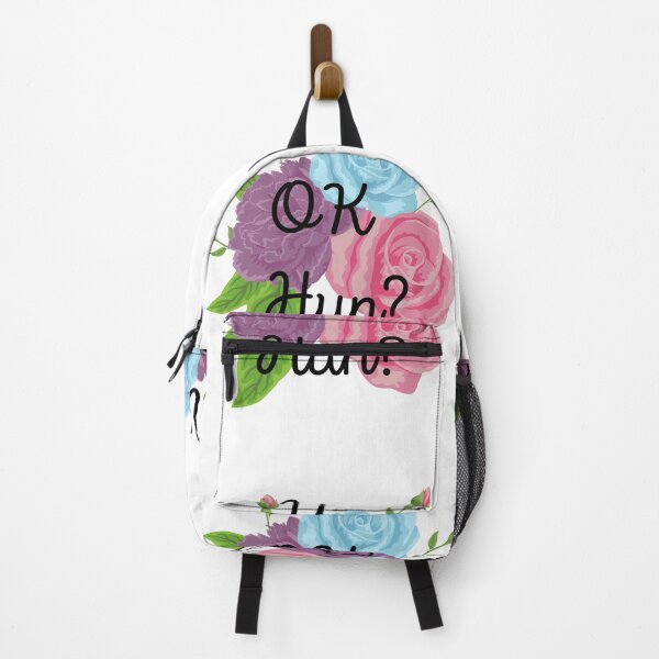 Item preview, U ok Hun? Floral Quote designed and sold by Pandoras-Boxx.