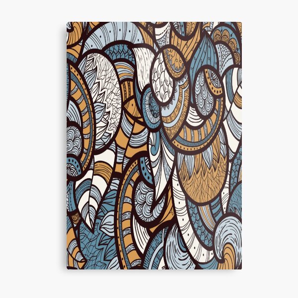 optical illusion art work Metal Print