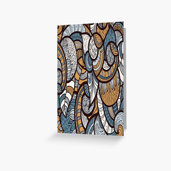optical illusion art work Greeting Card