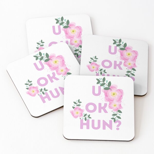 Item preview, U ok Hun? Floral Quote designed and sold by Pandoras-Boxx.